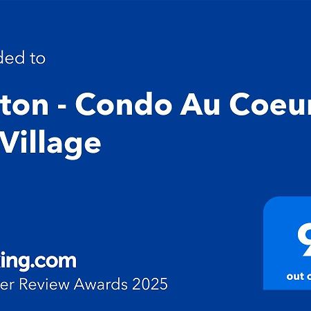 Sutton - Condo Au Coeur Du Village Extérieur photo